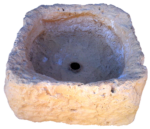 Pila rústica de imitación de piedra caliza